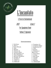 L'incantato Concert Band sheet music cover